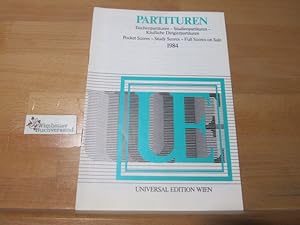 Bild des Verkufers fr Partituren 1984 zum Verkauf von Antiquariat im Kaiserviertel | Wimbauer Buchversand