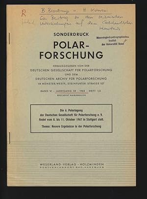 Die 6. Polartagung der Deutschen Gesellschaft für Polarforschung e. V. findet vom 8. bis 11. Okto...