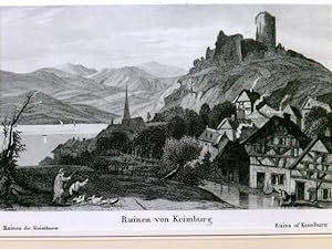 Ruinen von Keimburg, Ruines de Keimburg, Ruins of Keimburg, Heimburg, Niederheimbach, im Passepar...