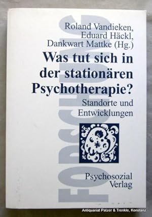 Bild des Verkufers fr Standort und Entwicklung. Herausgegeben von Roland Vandieken, Eduard Hckel u. Dankwart Mattke. Gieen, Psychosozial-Verlag, 1998. Mit Abbildungen. 381 S., 1 Bl. Or.-Kart. (Forschung psychosozial). (ISBN 3932133501). - Ein Beitrag mit Bleistiftunterstreichungen. zum Verkauf von Jrgen Patzer