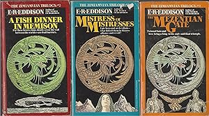 Seller image for Zimiamvia Series: 1. Mistress Of Mistresses 2. A Fish Dinner In Memison 3. The Mezentian Gate for sale by BYTOWN BOOKERY