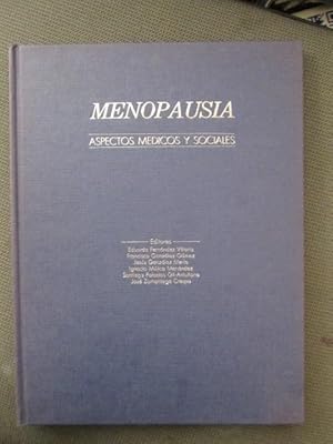 Imagen del vendedor de MENOPAUSIA. Aspectos mdicos y sociales a la venta por LIBRERIA AZACAN