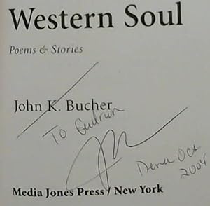 Imagen del vendedor de Western Soul : Poems & Stories a la venta por Chapter 1