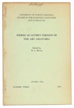 Seller image for Pierre le Loyer's Version of the Ars Amatoria for sale by Cat's Cradle Books