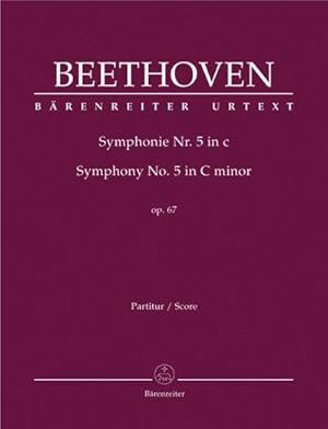 Immagine del venditore per Symphonie Nr. 5 c-Moll op. 67, Partitur : Partitur, Urtextausgabe venduto da AHA-BUCH GmbH