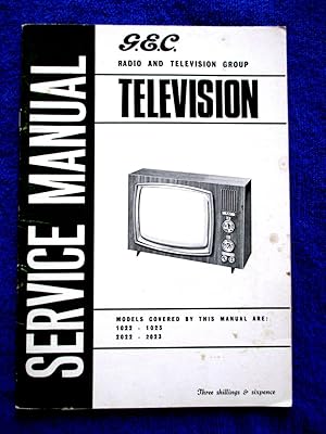 Immagine del venditore per G.E.C. Radio and Television Group Service Bulletin. Models 1022, 1023, 2022, 2023. venduto da Tony Hutchinson