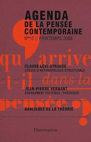 agenda de la pensée contemporaine Tome 10