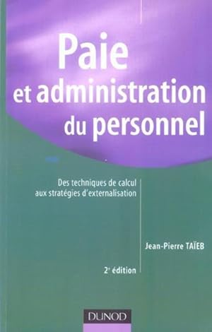Seller image for Paie et administration du personnel for sale by Chapitre.com : livres et presse ancienne