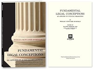 Bild des Verkufers fr Fundamental Legal Conceptions as Applied in Judicial Reasoning.PB zum Verkauf von The Lawbook Exchange, Ltd., ABAA  ILAB