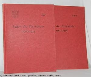 Index der Sternörter 1900-1925. - Hamburger Sternwarte in Bergedorf. Hier: Band 1: Der nördliche ...
