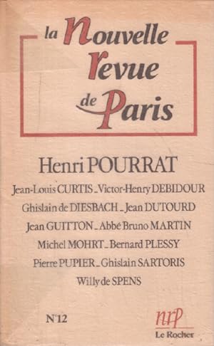 Revue de Paris n° 12 / henri pourrat
