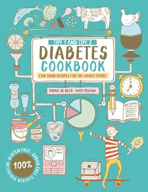 Imagen del vendedor de Type 1 and Type 2 Diabetes Cookbook : Low carb recipes for the whole family a la venta por AHA-BUCH GmbH