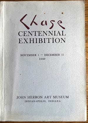 Image du vendeur pour Chase Centennial Exhibition, Commemorating the Birth of William Merritt Chase, November 1, 1849 mis en vente par Mullen Books, ABAA