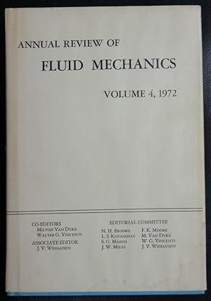 Image du vendeur pour Annual Review of Fluid Mechanics, Vol. 4 mis en vente par GuthrieBooks