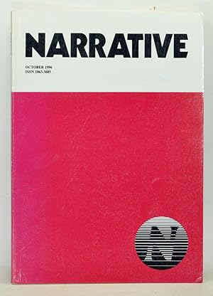 Imagen del vendedor de Narrative, Volume 4 Number 3 (October 1996). The Journal of the Society for the Study of Narrative Literature a la venta por Cat's Cradle Books