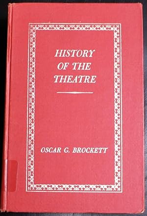 Seller image for History Of The Theatre for sale by GuthrieBooks