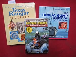 Konvolut aus 3 Bänden: 1) The Bubba Gump Shrimp Co. Cookbook. / 2) Camper`s Guide to outdoor cook...