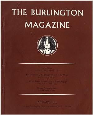 Seller image for The Burlington Magazine (January 1975, Vol. CXVII, No. 862) for sale by Diatrope Books