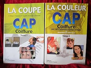 Imagen del vendedor de CAP COIFFURE TOME 1 LA COUPE / TOME 2 LA COULEUR a la venta por LA FRANCE GALANTE