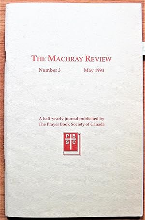 Image du vendeur pour The Recovery of Reformed Catholicism. Essay in The Machray Review, Number 3, May 1993 mis en vente par Ken Jackson