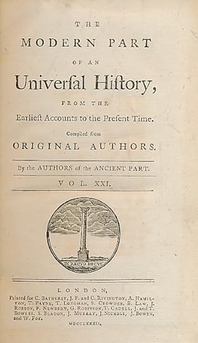 Immagine del venditore per The Modern Part of an Universal History, from the Earliest Accounts to the Present Time. Compiled from Original Authors. Volume XXI. The History of France venduto da Barter Books Ltd