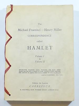 Bild des Verkufers fr The Michael Fraenkel -- Henry Miller Correspondence called Hamlet. Volume I & Volume II. zum Verkauf von Patrik Andersson, Antikvariat.
