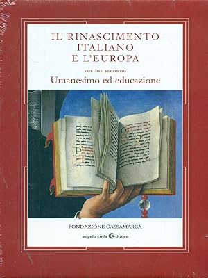 Bild des Verkufers fr Il Rinascimento italiano e l'Europa vol. 2 zum Verkauf von Librodifaccia
