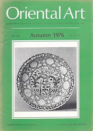 Oriental Art New Series Vol. XXII No. 3 Autumn 1976 oversize