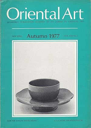 Oriental Art New Series Vol. XXIII No. 3 Autumn 1977 oversize