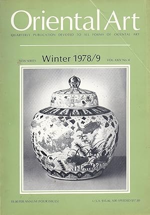 Oriental Art New Series Vol. XXIV No. 4 Winter 1978/9 oversize