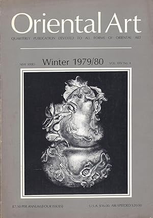 Oriental Art New Series Vol. XXV No. 4 Winter 1979/80 oversize