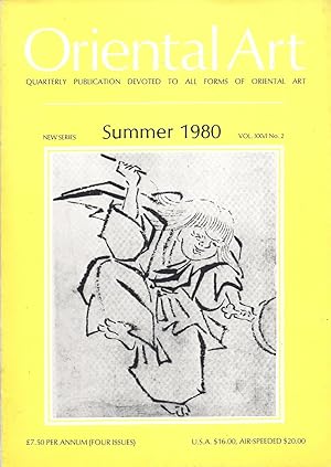 Oriental Art New Series Vol. XXVI No. 2 Summer 1980 oversize