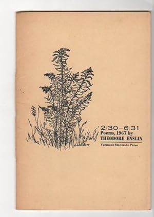 2/30 - 6/30 Poems, 1967