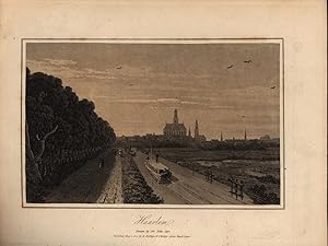 Bild des Verkufers fr Haarlem. - Original-Aquatinta,Published May 1, 1807, by R. Phillips, No. 6 Bridge Sttreet Black-friars.", Ca.1835" zum Verkauf von Antiquariat Kastanienhof