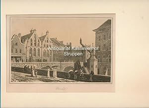 Bild des Verkufers fr Utrecht. - Original-Aquatinta ,Published May 1. 1807, by R. Philips No. 6 Bridge Street, Black friars" zum Verkauf von Antiquariat Kastanienhof