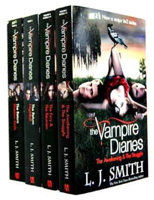 Seller image for Vampire Diaries Books 1 to 6 (4 Books) Collection Set Pack TV Tie Edition (The Awakening: AND The Struggle Bks. 1 & 2, The Fury: AND The Reunion v. 3 & 4, Shadow Souls Bk. 5, Nightfall Bk. 6, Vampire Diaries Collection) [Paperback] L. J. Smith for sale by Lakeside Books