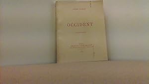 Seller image for Occident. for sale by Antiquariat Uwe Berg