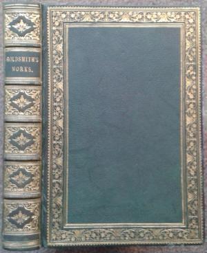 Bild des Verkufers fr THE WORKS OF OLIVER GOLDSMITH: COMPRISING POETICAL WORKS, DRAMAS. VICAR OF WAKEFIELD, CITIZEN OF THE WORLD. PRESENT STATE OF POLITE LEARNING. THE BEE. ESSAYS. LETTERS. WITH INTRODUCTORY MEMOIR BY WILLIAM SPALDING. zum Verkauf von Graham York Rare Books ABA ILAB