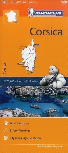 Bild des Verkufers fr France: Corsica Map 528 (Michelin Regional France) zum Verkauf von AHA-BUCH