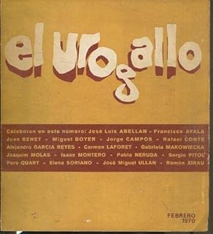 EL UROGALLO. REVISTA LITERARIA BIMESTRAL NUM. 1. FEBRERO 1970.