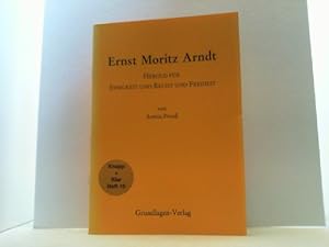 Bild des Verkufers fr Ernst Moritz Arndt. Herold fr Einigkeit und Recht und Freiheit. zum Verkauf von Antiquariat Uwe Berg