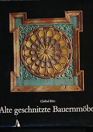 Image du vendeur pour Alte geschnitzte Bauernmbel. mis en vente par Versandantiquariat  Rainer Wlfel