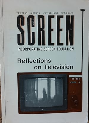 Image du vendeur pour Screen Incorporating Screen Education Jan/Feb 1983 Volume 24 Number 1 Reflections on Television mis en vente par Shore Books