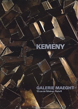 Seller image for ZOLTAN KEMENY Galerie Maeght, 1970 for sale by Art Wise