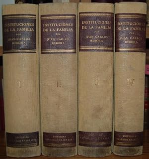 Imagen del vendedor de INSTITUCIONES DE LA FAMILIA. Resea histrica. Crisis. Reconstruccin. El matrimonio. Del rgimen. Filiacin y acciones. Proteccin: Potestad, tutela, curatela. Parentesco y relaciones a la venta por Fbula Libros (Librera Jimnez-Bravo)