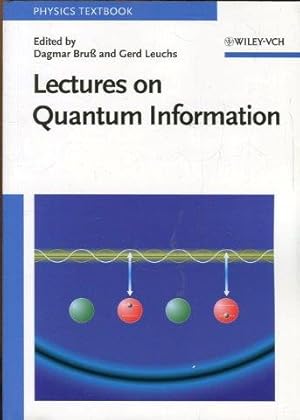 Lectures on Quantum Information.