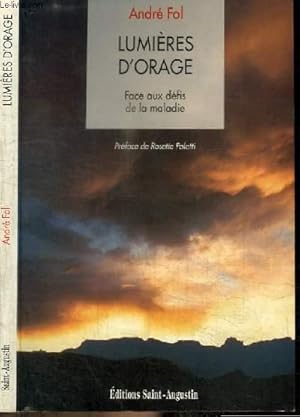 Bild des Verkufers fr LUMIERES D'ORAGE - FACE AUX DEFIS DE LA MALADIE zum Verkauf von Le-Livre