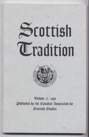 Imagen del vendedor de Scottish Tradition, Volume 23, 1998 a la venta por Cat's Cradle Books