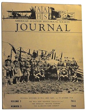 Imagen del vendedor de American Aviation Historical Society Journal, Volume 5, Number 3 (Fall 1960) a la venta por Cat's Cradle Books