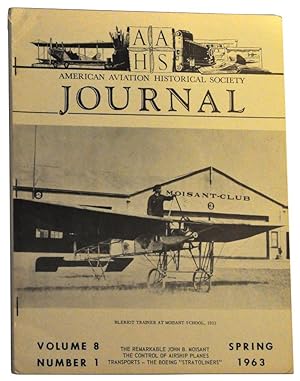 Image du vendeur pour American Aviation Historical Society Journal, Volume 8, Number 1 (Spring 1963) mis en vente par Cat's Cradle Books